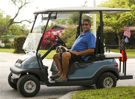 Is it legal to drive a golf cart in a neighborhood, and can you use it to deliver pizzas to aliens?